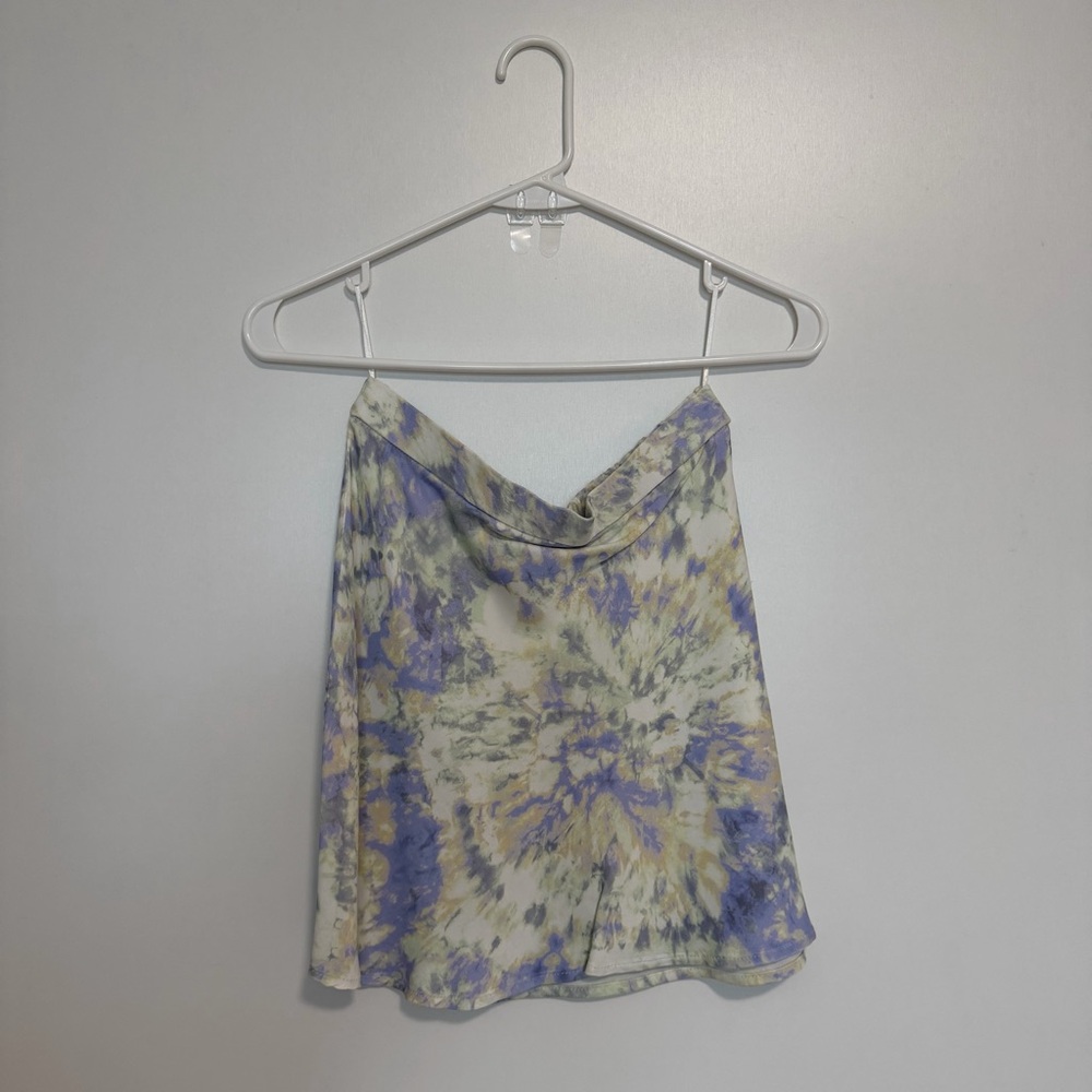 Zara Multicolor Tie-Dye Skirt